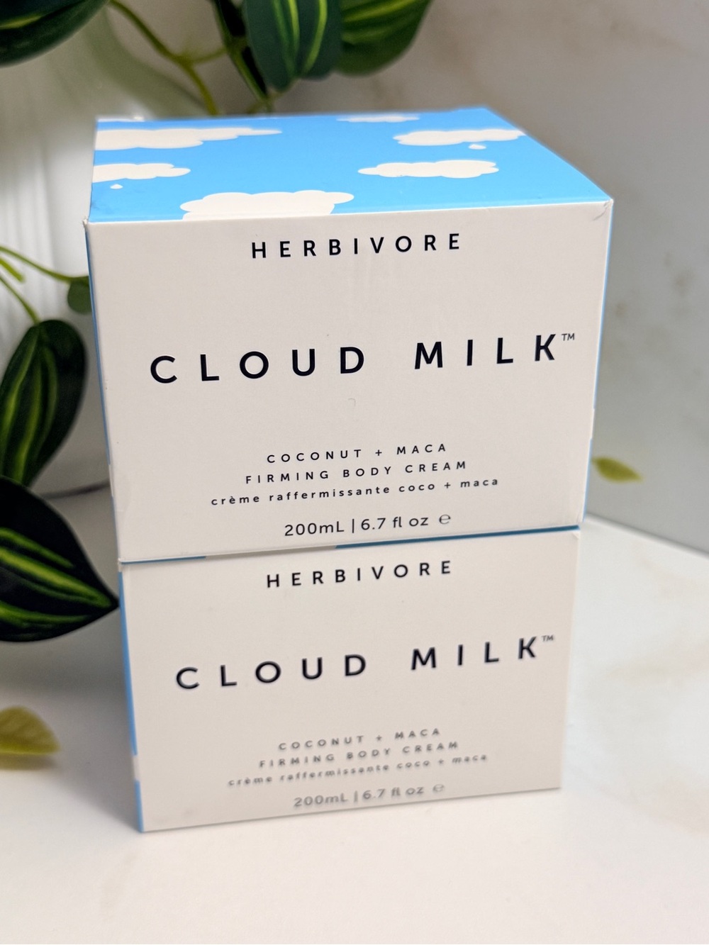 Herbivore Cloud Milk Coconut + Maca Firming Body Cream — 6.7 fl oz x 2 - Picture 2 of 6